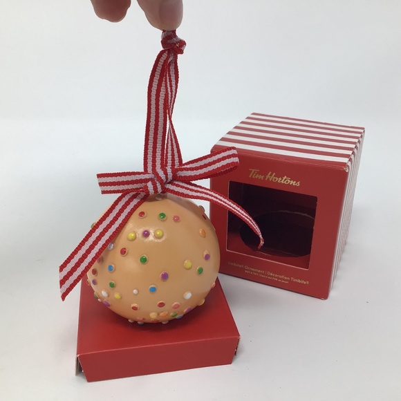 5 NEW Tim Hortons Timbit 2022 Christmas Tree Ornaments - Picture 2 of 7